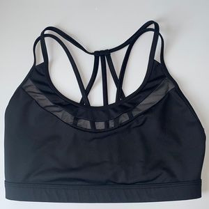 Victoria Sport Sexy Strappy Unlined Wire Free Sports Yoga Bra Black Size S